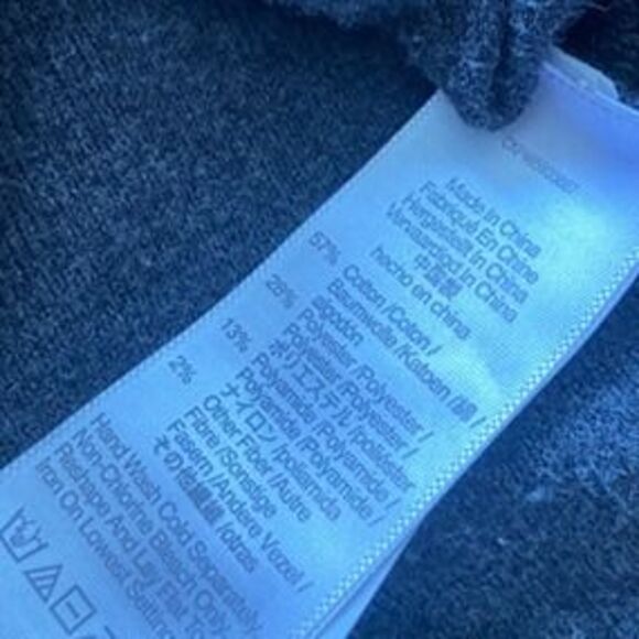 Madewell Cotton Blend Grey Charcoal Sweater Cardigan - Women's XS - Picture 4 of 4